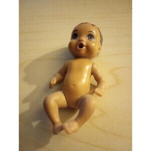 Barbie I Can Be Babysitter Baby Boy Doll Open Mouth Hispanic Drinks Wets